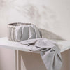 Washed linen towel large