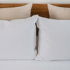 Washed linen pillowcase