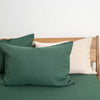 Washed linen pillowcase
