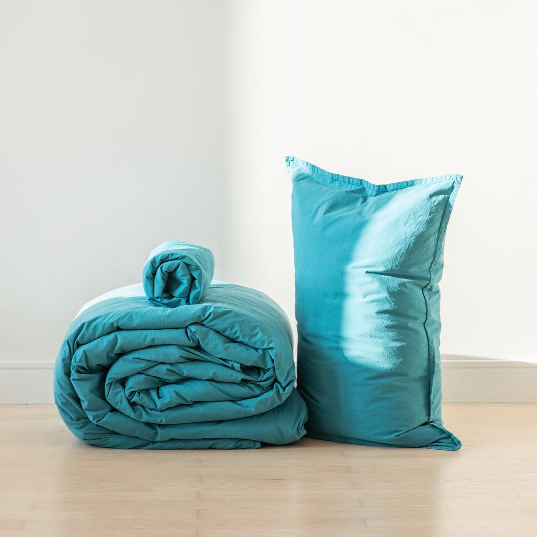 komplet-posteljina-zimska-pamucna-tirkiz