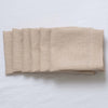 Washed linen dinner napkins