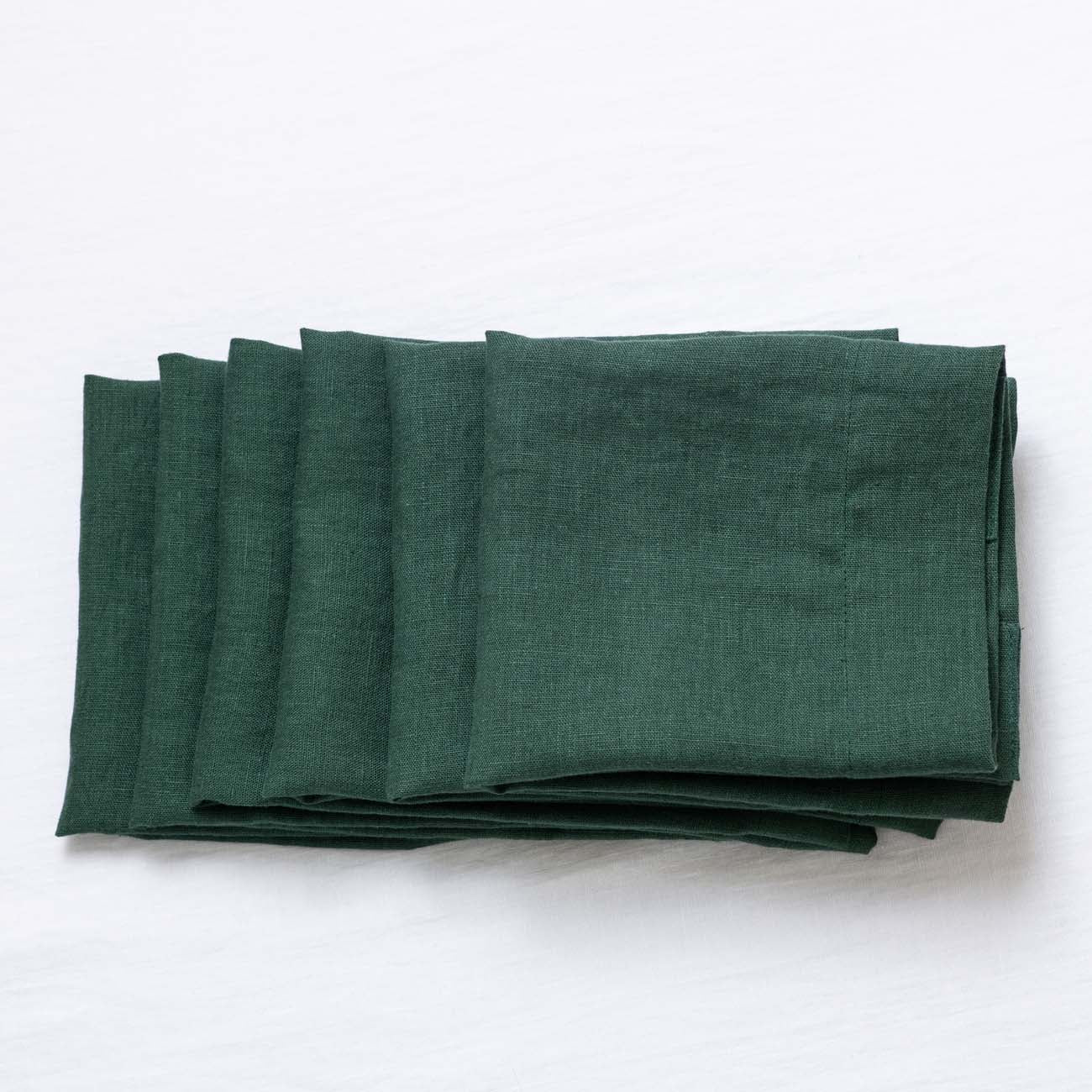 salvete-od-ispranog-lana-zelene-50x50cm