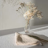 Washed linen dinner napkins